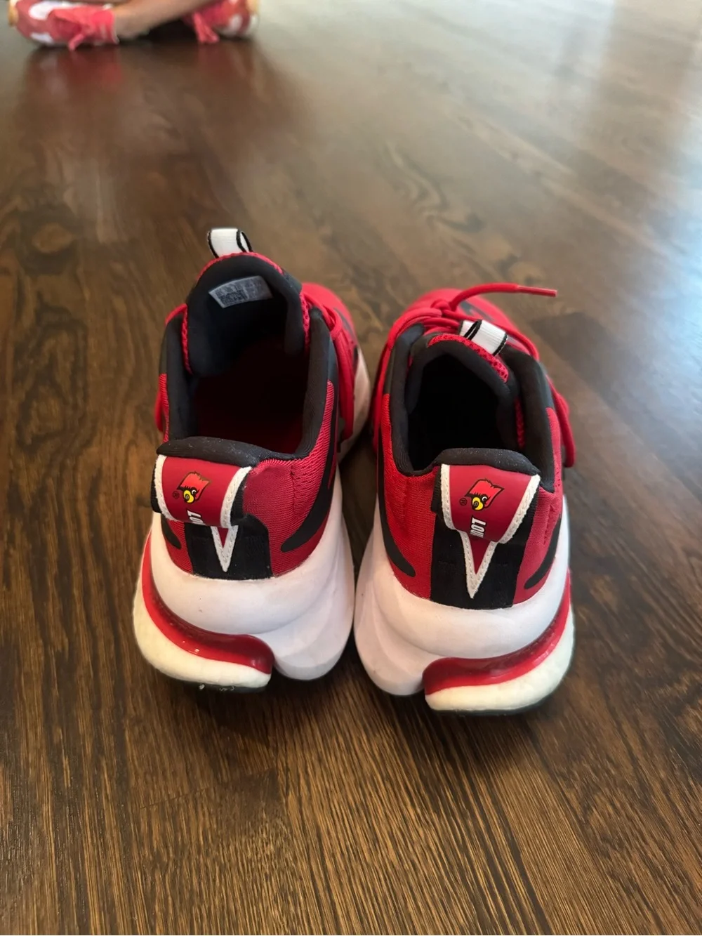 adidas Red and Black Men's Athletic Shoes